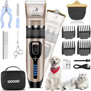Dog Clippers Grooming Kit and Paw Trimmer
