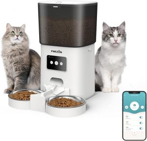 Automatic WiFi Cat Feeders for Two Cats